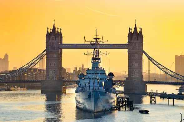 Ingresso para o HMS Belfast