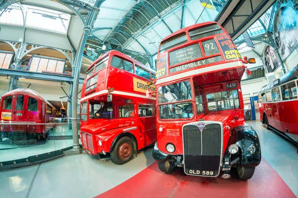 Ingresso do Museu do Transporte de Londres