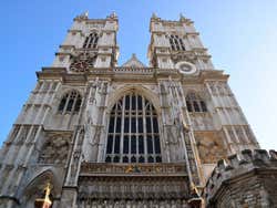 Fachada da Abadia de Westminster em Londres