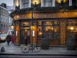 Ilustração dos bares de Londres