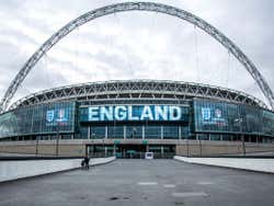 Entrada do estádio de Wembley