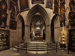 Sala do Dumbledore do tour de Harry Potter pelos estúdios da Warner Bros