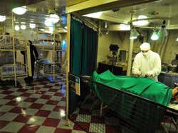 Enfermaria do HMS Belfast de Londres