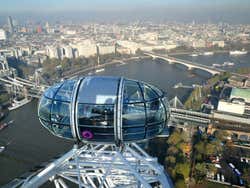 Norte de Londres visto da roda-gigante London Eye