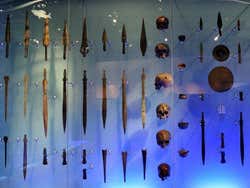 Restos arqueológicos expostos no Museu de Londres