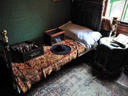 Quarto do Museu Sherlock Holmes de Londres