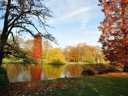 Dia de outono no St James Park de Londres