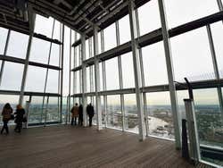 Interior do mirante do 72º andar do The Shard