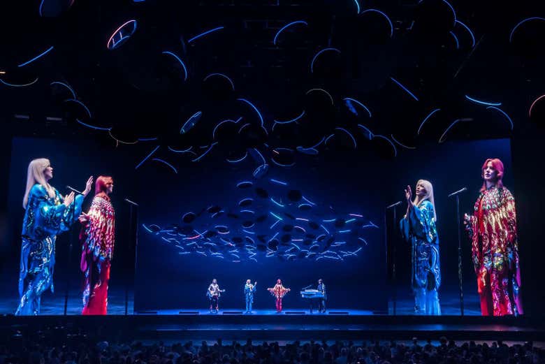 Versões digitais do Abba em Londres